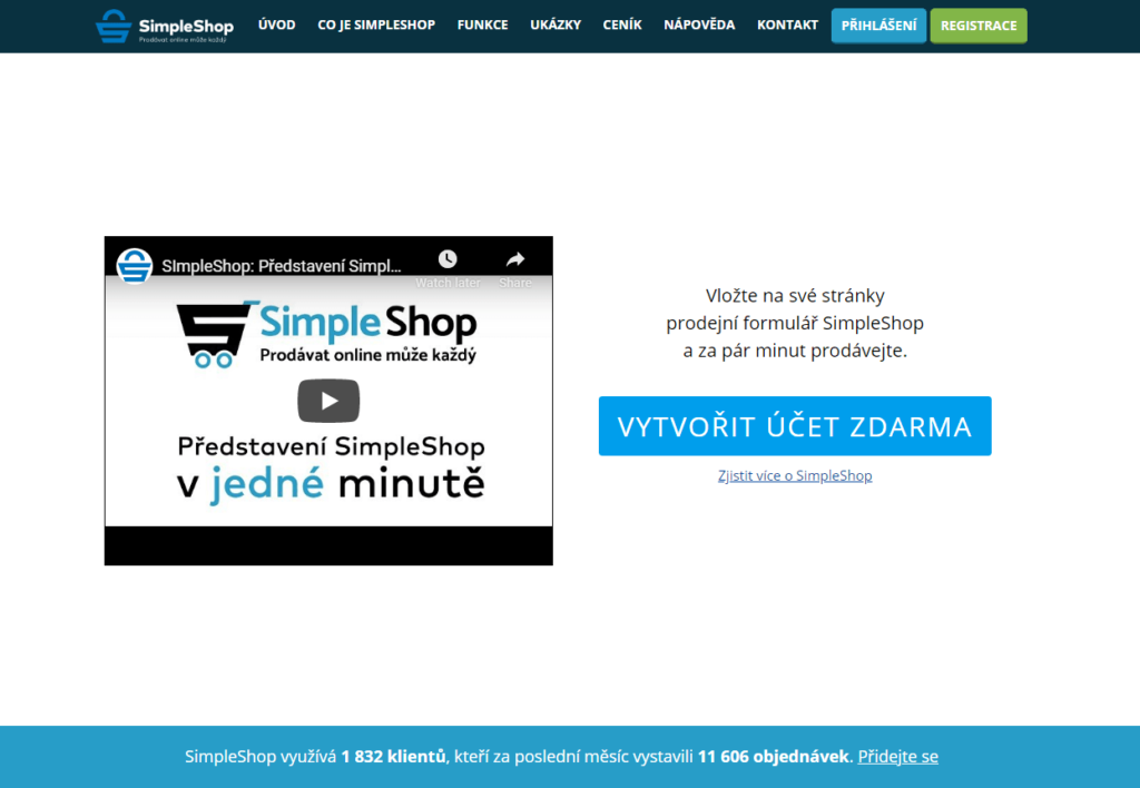 E-shopová platforma SimpleShop.cz