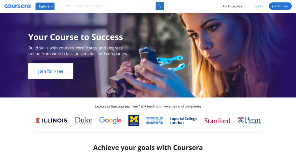 Coursera.org online kurzy