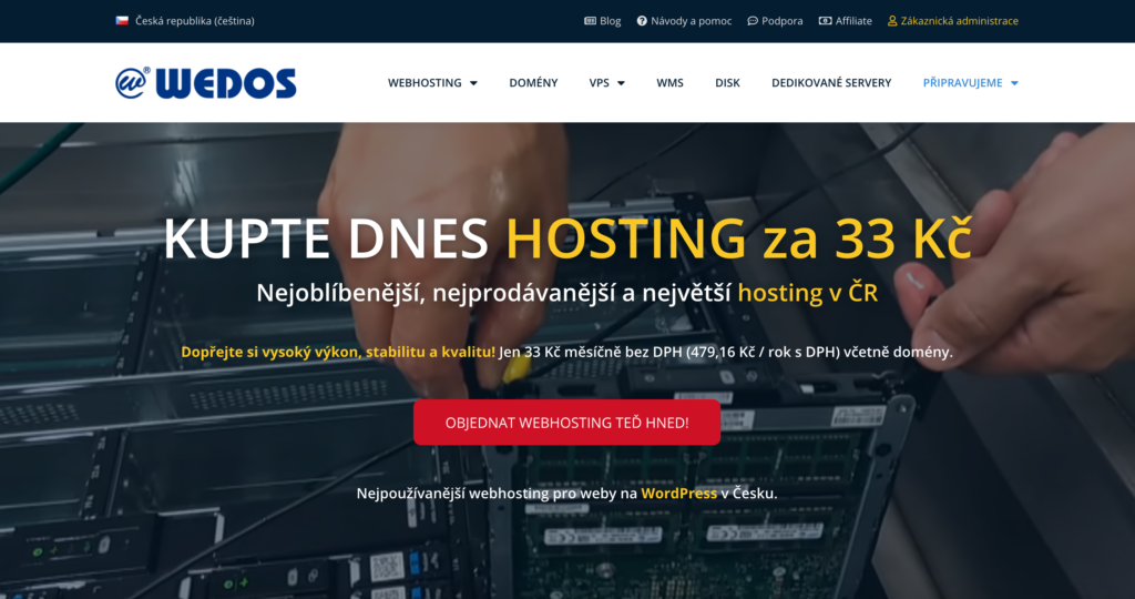 Wedos.cz webhosting