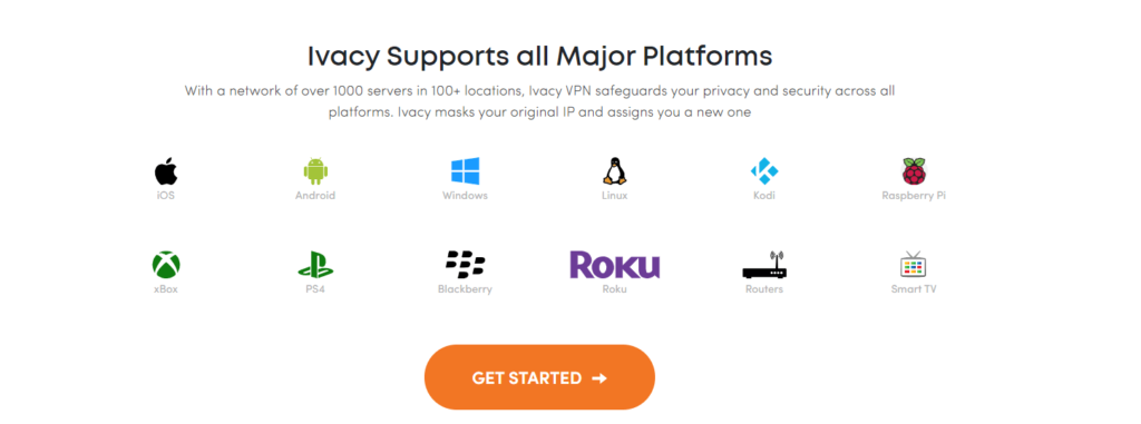 Ivacy VPN podporované platformy a operačné systémy