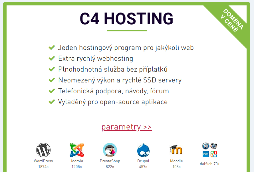 Webhosting C4 recenzia Hosting C4